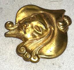 Brass Pin Representing one of the 3 Musketeers