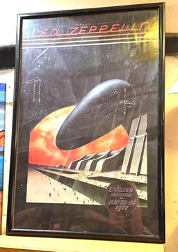 2 Music Posters Pink Floyd and Led Zeppelin