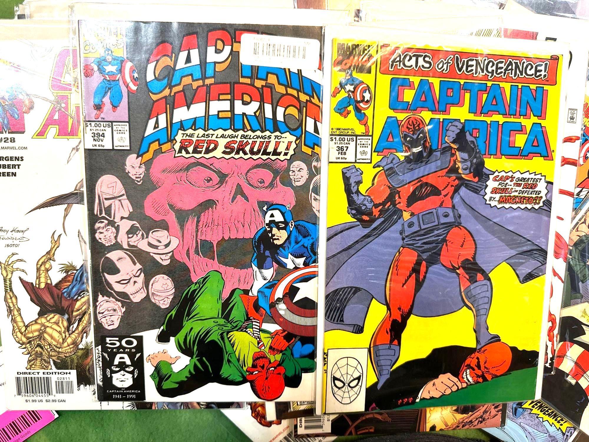 20 Captain America Comic Books