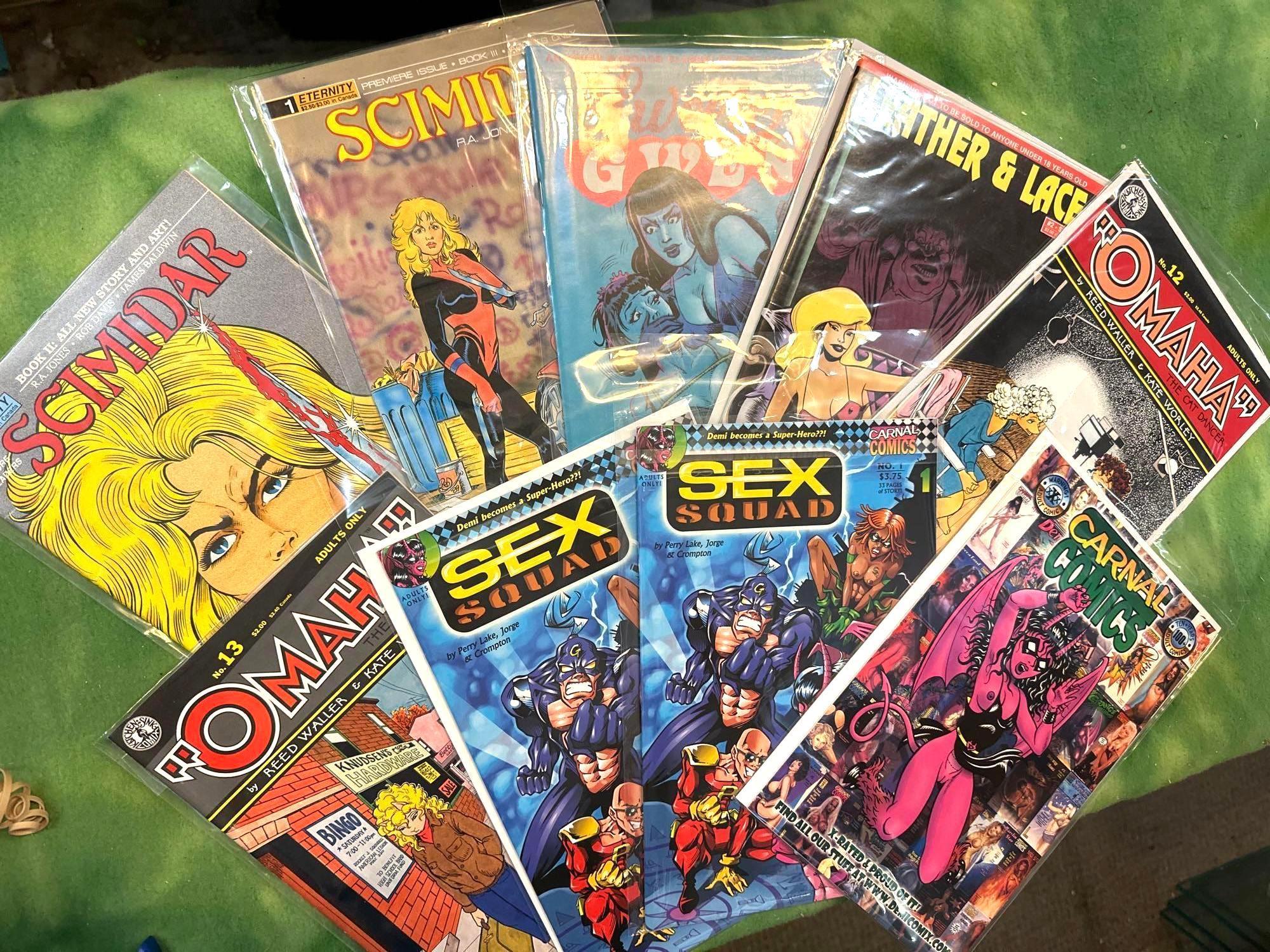 9 Adult Comic books