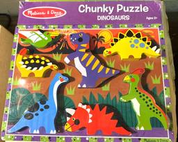 3 New Sealed Children's Wooden Puzzles