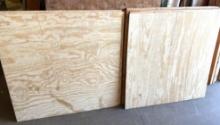 11 Plywood Panels 3/8" 43" x 44"