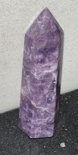 Dreamy Amethyst Quartz Crystal Obelisk Tower Point