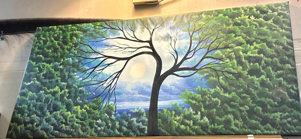 Large Tree Painting 37" x 24"