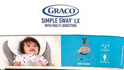 Graco Simple Sway LX w/ Multi- Direction, Vibration, 6 Swing Speeds & 15 Songs and Sounds