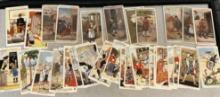 About 30 Players &Churchman's Cigarette Cards