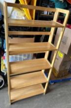 Folding Bookshelf 66" T x 27" W