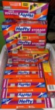 Basket full of NIB Hefty 1 Quart Ziplock Bags