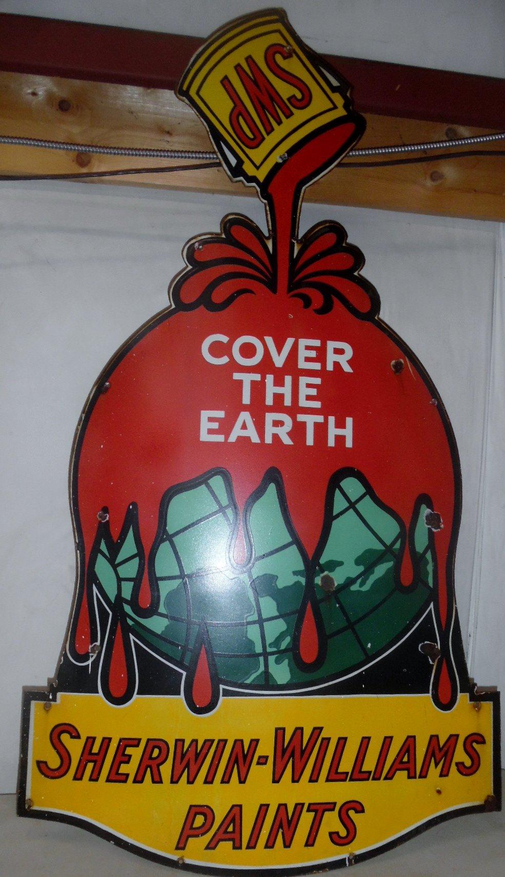 Porcelain Die Cut Cover the Earth Sherwin-Williams Paints