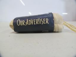 Our Advertiser RJR;smoking tobacco cloth bag