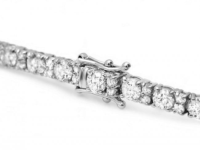 18k White Gold 8.70ct Diamond Bracelet