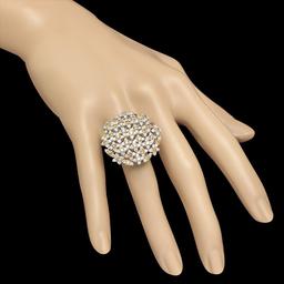 18K Gold 3.97ct Diamond Ring