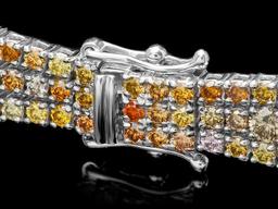 18k White Gold 8.50ct Diamond Bracelet