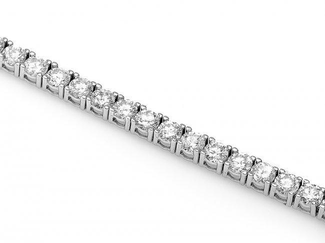 18k White Gold 4.60ct Diamond Bracelet