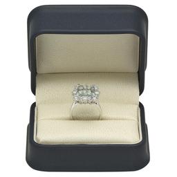 14K Gold 5.79ct Aquamarine 1.44ct Diamond Ring