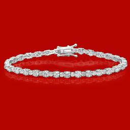 18k Gold 7.50ct Diamond Bracelet