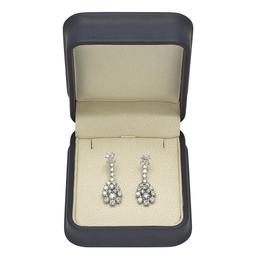 14K Gold 3.07ct Diamond Earrings