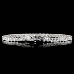 18k White Gold 6.50ct Diamond Bracelet