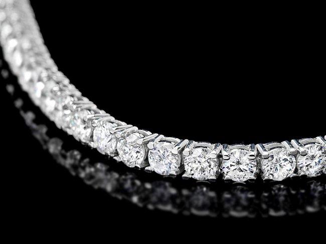 18k White Gold 7.50ct Diamond Bracelet