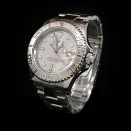 Rolex YachtMaster SS 40mm Mens Wristwatch