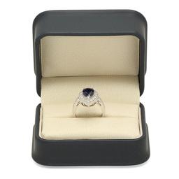 14K Gold 2.17ct Sapphire 1.05cts Diamond Ring