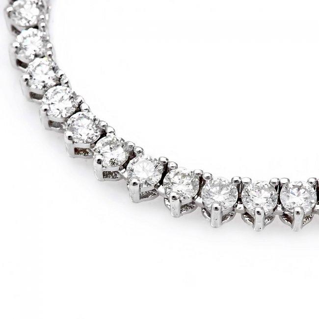 18k White Gold 6.00ct Diamond Necklace