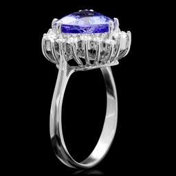 14k Gold 3.00ct Tanzanite 0.70ct Diamond Ring