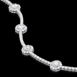 18k White Gold 5.95ct Diamond Bracelet