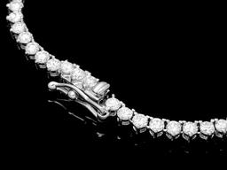 18k White Gold 7.60ct Diamond Necklace