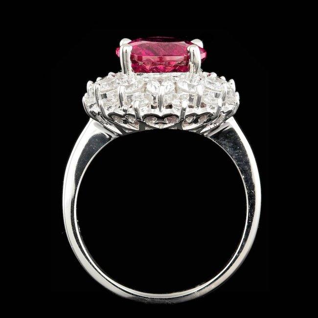 14k Gold 4.00ct Tourmaline 1.50ct Diamond Ring