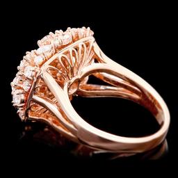 14k Rose Gold 2.75ct Diamond Ring