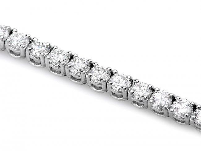 18k White Gold 4.50ct Diamond Bracelet