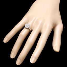 14k White Gold .75ct Diamond Ring