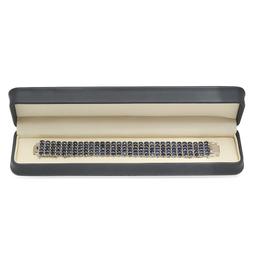 18K Gold 48.44ct Sapphire 4.02ct Diamond Bracelet