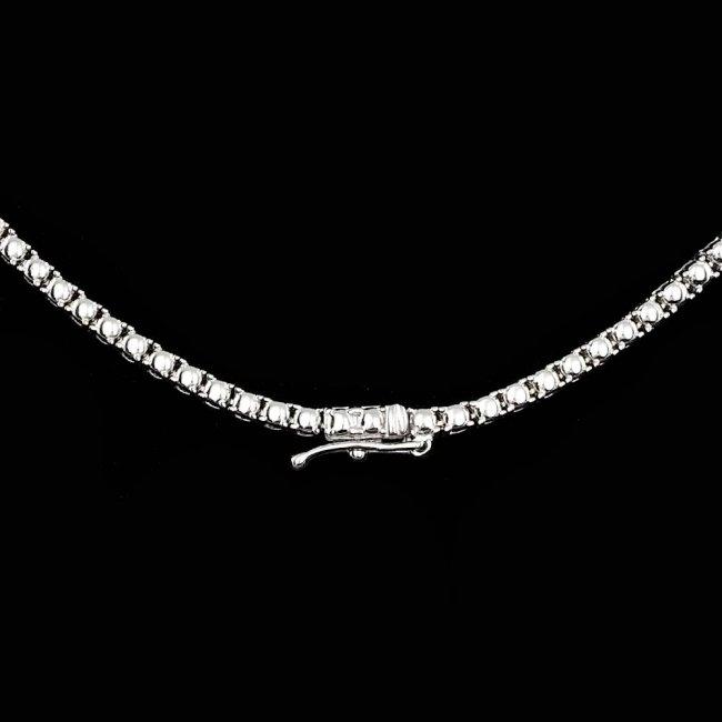 18k White Gold 12.60ct Diamond Necklace