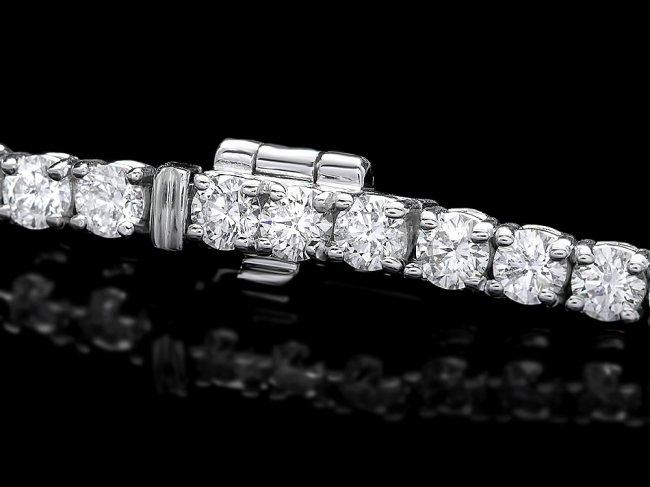 18k White Gold 4.50ct Diamond Bracelet