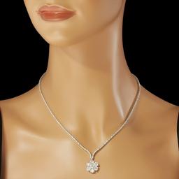 18K Gold 8.75ct Diamond Necklace