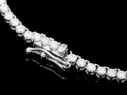 18k White Gold 7.80ct Diamond Necklace