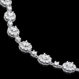 18k White Gold 5.95ct Diamond Bracelet
