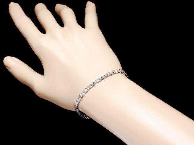 18k White Gold 4.60ct Diamond Bracelet