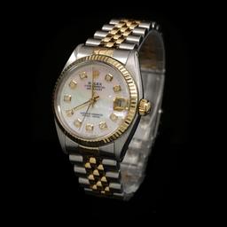 Rolex DateJust Two-Tone 31mm Women's Wristwatch