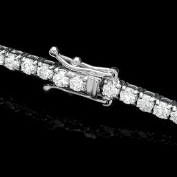 18k White Gold 4.65ct Diamond Bracelet