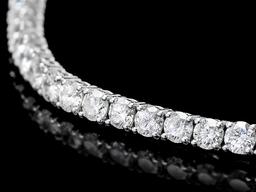 18k White Gold 8.00ct Diamond Bracelet