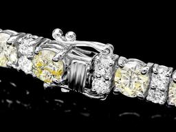18k White Gold 12.5ct Diamond Bracelet