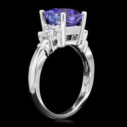 14k Gold 3.00ct Tanzanite 0.60ct Diamond Ring