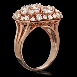 14k Rose Gold 2.25ct Diamond Ring