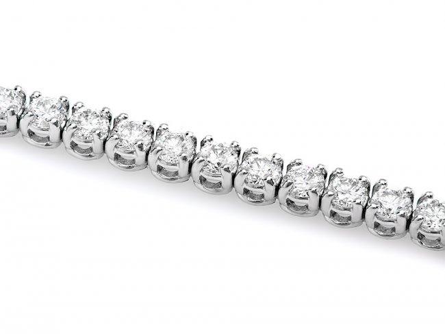 18k White Gold 3.00ct Diamond Bracelet