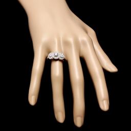 14k White Gold 1.3ct Diamond Ring