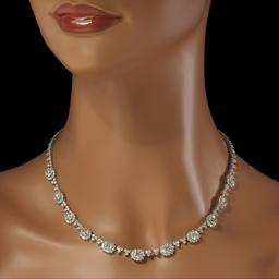 18K Gold 16.81ct Diamond Necklace