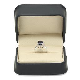 14K Gold 3.53ct Sapphire 0.60cts Diamond Ring